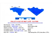 Pallet nhựa 1000x600x100mm Mặt Lưới