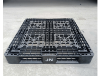 Pallet Nhựa cũ 1100x1100x150mm Đen chân dằng