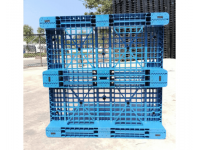 Pallet Nhựa 1100x1100x150mm 3 Chân Thẳng Xanh