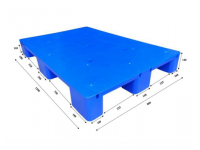 Pallet nhựa 1200x800x140mm 9 cục Mặt Kín
