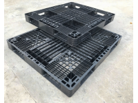 Pallet Nhựa Cũ 1300x1100x130mm Đen chân dằng