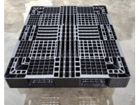 Pallet Nhựa Cũ 1100x1400x150mm chân dằng Đen