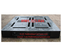 Pallet nhựa cũ cục gạch 1100x1100x140mm