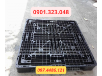 Pallet Nhựa Cũ 1100x1100x120mm Đen