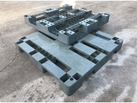 Pallet Nhựa Lót Sàn 1200x1000x150mm Xám Khuyết 