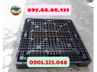 Pallet Nhựa Cũ 1100x1100x120mm Đen