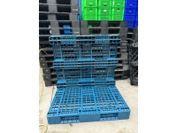 Pallet Nhựa Cũ 1200x1000x150mm 3 Chân Xanh Tái Sinh 
